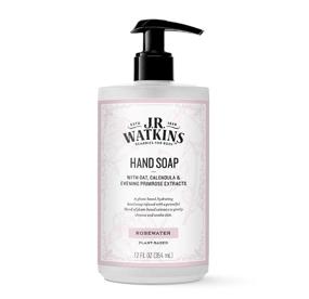 img 4 attached to 💦 J. R. Watkins Rosewater Moisturizing Gel Hand Soap: Plant-Based Ingredients, 12 oz Pump for Hydrated Hands