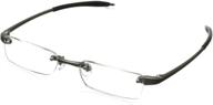 👓 affordable visualites 7 taupe 1.50 half eye reading glasses for clear vision logo