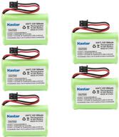 🔋 kastar 5-pack aaa x3 3.6v msm 1000mah ni-mh rechargeable battery for uniden cordless phone bt446 bp446 bt1005 tru8885 tru8885-2 tru88852 tru8888 tru9460 tru9465 tru9480 tcx800 logo