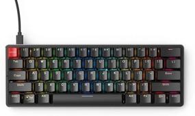 img 4 attached to 🎮 Glorious GMMK Compact Size Mechanical Gaming Keyboard - 61 Key - RGB LED Backlit, Brown Switches, Hot Swap Switches (Black) - GMMK-Compact-BRN