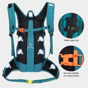 img 3 attached to 🎒 N NEVO RHINO 10L Hydration Backpack with 2/3L Water Bladder - Ideal for Hiking and Cycling