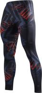 🕷️ gerger bo men's spiderman superhero compression leggings: dynamic elastic sport pants логотип