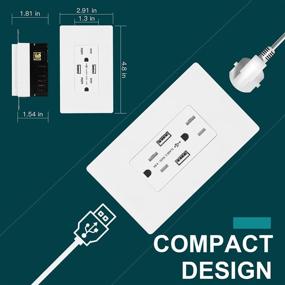 img 1 attached to 🔌 Durable Receptacle with Included Standard Electrical features for Enhanced Resilience