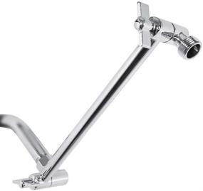 img 4 attached to 🚿 Enhance Your Shower Experience with NearMoon Adjustable Shower Arm – Anti-leak, Easy to Install (11 Inch, Chrome Finish)