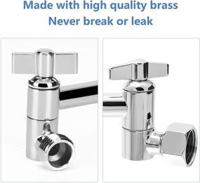 img 3 attached to 🚿 Enhance Your Shower Experience with NearMoon Adjustable Shower Arm – Anti-leak, Easy to Install (11 Inch, Chrome Finish)