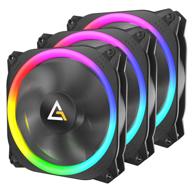 🌈 antec spark series 120mm rgb fans - high performance pc fan, 3 packs logo