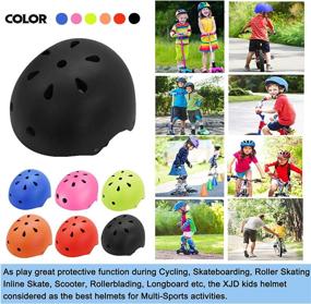 img 3 attached to 🚲 XJD Kids Bike Helmet - Adjustable and Multi-Sport Cycling Skating Scooter Helmet for Boys Girls - Toddler to Youth Sizes for Optimal Safety and Protection