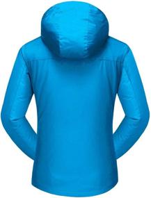 img 3 attached to Raincoat Lightweight Waterproof Windproof Softshell Women's Clothing for Coats, Jackets & Vests