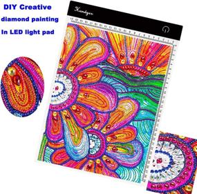 img 3 attached to New 2020 DIY Diamond Drawing Tracing Light Box Artcraft 🎨 Tracing Light Pad for Artists: Ideal for Drawing, Sketching, Animation, and Stenciling