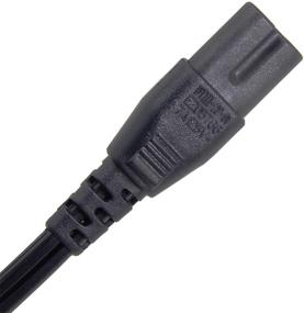 img 2 attached to 1ft Short AC Power Cable, Ancable 18AWG Figure 8 Universal Power Cord for Camera Battery Chargers, TV, Computer, Monitor, Projector, Printer, and More