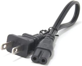 img 4 attached to 1ft Short AC Power Cable, Ancable 18AWG Figure 8 Universal Power Cord for Camera Battery Chargers, TV, Computer, Monitor, Projector, Printer, and More