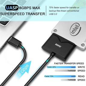 img 3 attached to 💻 Кабель SATA к USB для 2,5-дюймового HDD и SSD - адаптер жесткого диска Benfei USB 3.0 к SATA III