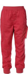 img 4 attached to 👖 Comfortable and Stylish Gioberti Kids and Boys Sweatpants with Ribbed Cuff Leg - Perfect for all-day play!