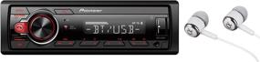 img 4 attached to 🚗 Pioneer MVH-S215BT Bluetooth Car Stereo Receiver with USB, MP3, AUX, AM/FM, Android Smartphone Compatibility, and ALPHASONIK Earbuds