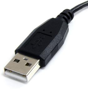 img 2 attached to 🔌 StarTech.com 3ft Micro USB Кабель - A к Левому Углу Micro B - 90 Градусов micro-USB Тип B - Черный (UUSBHAUB3LA)