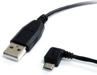 🔌 startech.com 3ft micro usb кабель - a к левому углу micro b - 90 градусов micro-usb тип b - черный (uusbhaub3la) логотип