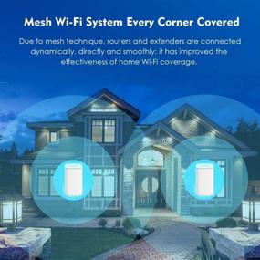 img 1 attached to WAVLINK Whole Home Mesh WiFi System - Tri-Band AC3000 Router & Extender: Covers 5,000 sq. ft, 2-Pack with 1 Router & 1 Extender