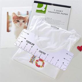 img 2 attached to 👕 Deokke 4 Pack T-Shirt Alignment Tool - Perfect Centering for Sublimation Designs - HTV Alignment Made Easy - Includes Measuring Ruler