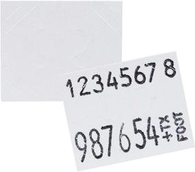 img 1 attached to Monarch 1136 Price Gun White Pricing Labels – Pack of 8 Rolls