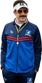 img 4 attached to Lasso Jason Sudeikis Track Jacket Men's Clothing