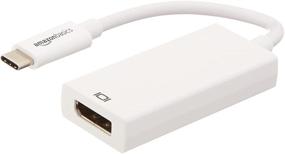 img 4 attached to 💻 Amazon Basics USB 3.1 Type-C к адаптеру дисплея DisplayPort - белый: качественное подключение для безупречной передачи изображения