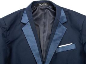 img 3 attached to Elegant Tuxedo Blazer Bowtie Set for Boys' Formal Wedding Attire