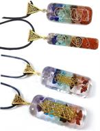 💎 pingyongchang 7 chakra stones necklace: energize your body & mind with gemstone healing pendant logo