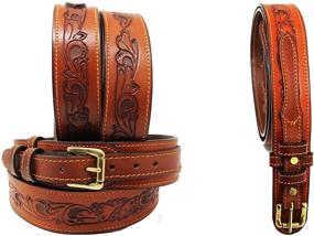 img 1 attached to 🌸 Affilare Floral Tooled Leather 26RAA86TN: Exquisite Craftsmanship and Style