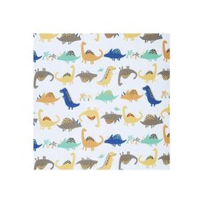 img 1 attached to 🦖 4-Piece Toddler Bedding Set – Dinosaur Roar Design for Boys Bedding – Includes Quilted Comforter, Fitted Sheet, Top Sheet, and Pillow Case