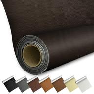 🪡 logianis large waterproof leather repair patch – self adhesive stickers for couch, car seats, sofas, furniture, bags (17x48 inch, coffee) logo