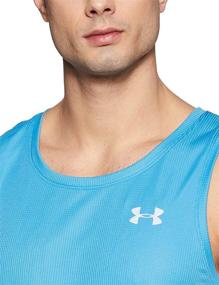 img 2 attached to 👕 Reflective Men's Shirts: Under Armour Running Singlet Clothing