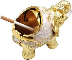 img 2 attached to 🐘 Stylish Windproof Elephant Tabletop Decoration for Cigarettes: Ideal for Smoking Enthusiasts