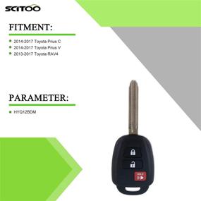 img 3 attached to SCITOO Keyless Transmitter Replacement HYQ12BDM