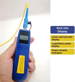 img 3 attached to Qiirun Fiber Light Meter -70~+10 dBm, 6 Calibrated Wavelengths, 68g Lightweight Optical Power Meter for Testing