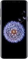 samsung galaxy s9, 64gb, midnight black - at&amp;t (renewed) logo