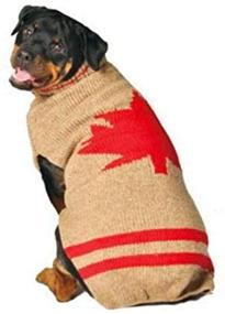 img 1 attached to 🍁 XX-Small Chilly Dog Maple Leaf Sweater for Dogs