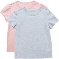 👚 unacoo classic sleeve jersey t shirt: trendy girls' clothing for tops, tees & blouses logo