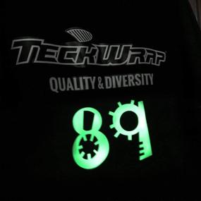 img 1 attached to 🌈 Glow in The Dark Heat Transfer Vinyl/Iron-on HTV for T-Shirts - 12"x20" - 2 Sheets, Total 40 inches - White to Green