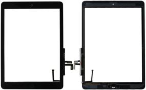 img 1 attached to 📱 Kakusiga New Touch Screen Glass Digitizer Assembly for iPad 5 Air 1st Gen A1474 A1475 A1476 - Black (Home Button, Camera Holder, Adhesive, Tool Kit Included)
