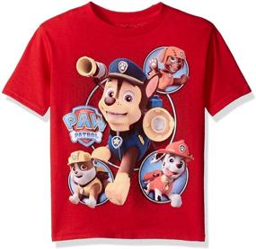 img 1 attached to 🐾 Футболка с коротким рукавом Paw Patrol для мальчиков от Nickelodeon