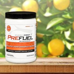 img 2 attached to 🍊 Orange Prefuel Pre-Workout Energizer – Protein Creatine Powder Drink Mix for Energy and Endurance – Sports Nutrition Supplement for Men & Women – Gluten & Sugar Free – 32 Servings