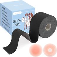 laneco extra long boobytape sweatproof comfortable sports & fitness and team sports logo