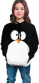 img 2 attached to 🐧 NiuKom Penguin худи свитер: стильная мужская одежда для зимы