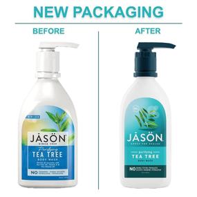 img 2 attached to 🌿 Jason Natural Tea Tree Body Wash & Shower Gel, Purifying Formula, 30 Oz