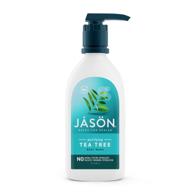 🌿 jason natural tea tree body wash & shower gel, purifying formula, 30 oz logo