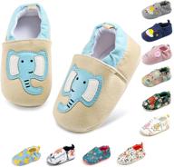 👟 adorable cartoon sneakers for baby boys & girls: non-skid rubber sole walking shoes with comfortable fit - ideal for infants & toddlers (6-24 months) logo