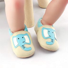 img 2 attached to 👟 Adorable Cartoon Sneakers for Baby Boys & Girls: Non-Skid Rubber Sole Walking Shoes with Comfortable Fit - Ideal for Infants & Toddlers (6-24 Months)