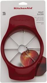 img 1 attached to 🍎 KitchenAid Fruit Slicer - Classic Red, One Size