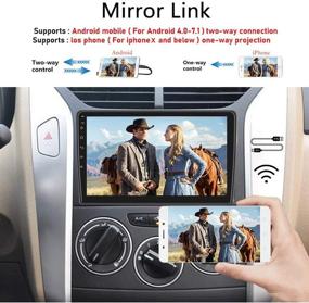 img 1 attached to 🚗 Hikity 10.1 Inch Android Car Stereo Double Din Car Radio GPS Navigation 2021 New Full HD Touch Screen Stereo with Bluetooth, FM Radio, WiFi, Mirror Link, Backup Camera, and Dual USB Cable