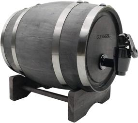 img 2 attached to 🍺 Godinger Barrel Beverage Dispenser with Liquor